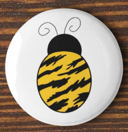 Jacob, Raphael, or Tiger Ladybug Logo 1.25” Diameter Button Pins