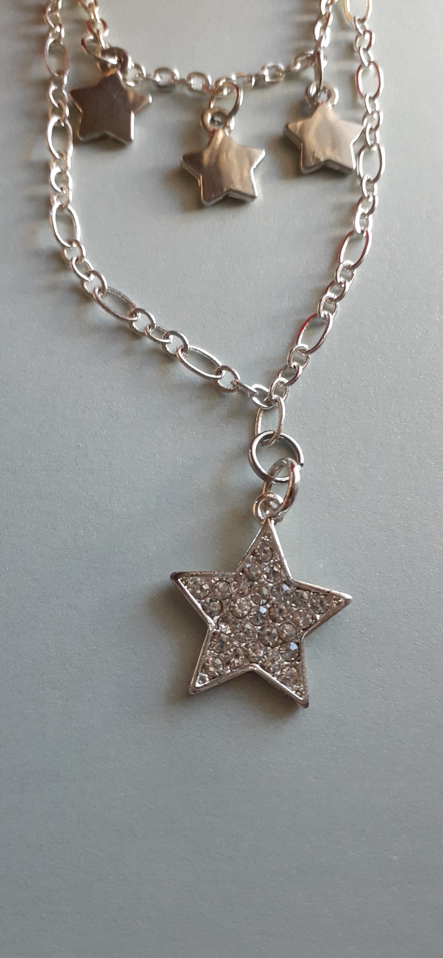 Rhinestones & Stars Necklace